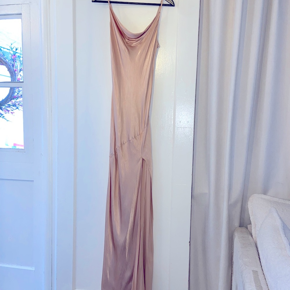 Shona Joy Long Formal Dress Rose Size Small